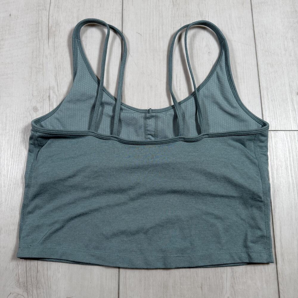Vuori Performance Halo Crop Tank Top Blue VW1005 Size Large - Picture 5 of 10